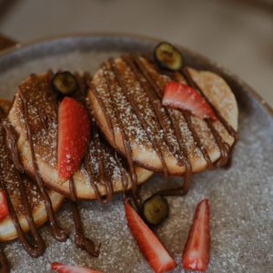 Панкейки с нутелой